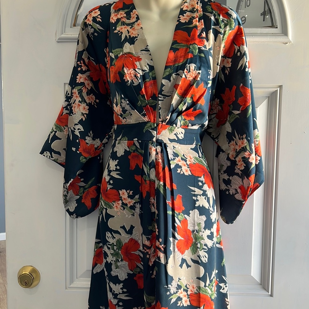 Aakaa kimono Maxi Dress